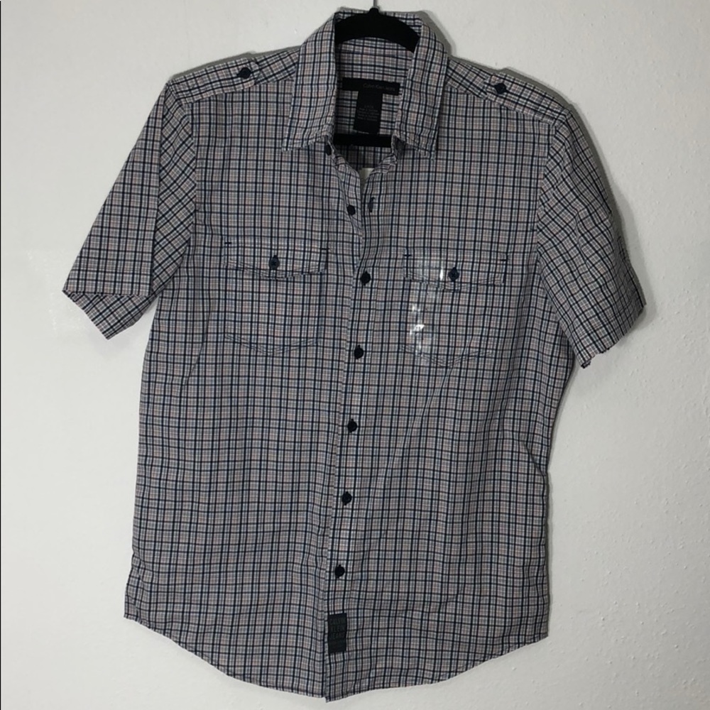 Calvin Klein Jeans Plaid T-shirt